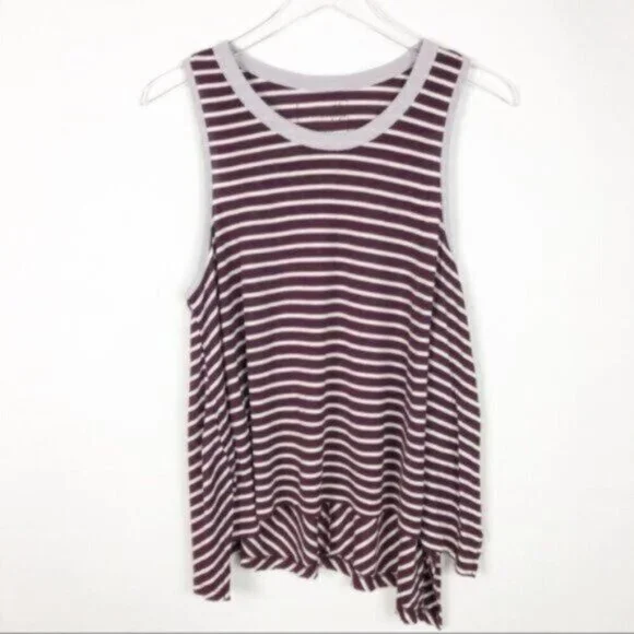 We The Free | Women's Sleeves Stripe Pattern Tank Top Size Medium - Picture 1 of 7